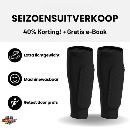 Kickzone FlowGuard™ – Integrierte Schienbeinschoner