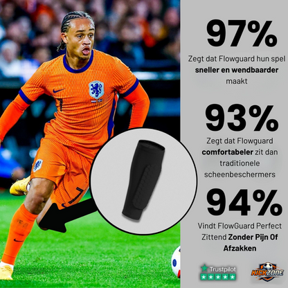Kickzone FlowGuard™ – Integrierte Schienbeinschoner